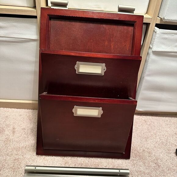 Pottery Barn Bedford letter organizer